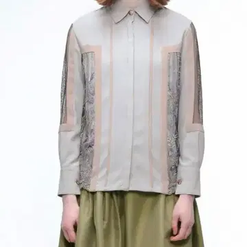 [ 미사용 ] MURRAL flamed flower top