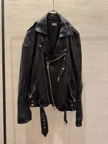 00s archive L.G.B. leather biker jacket