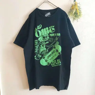 LEFLAH 블랙 반팔 티셔츠 L 사이즈 4