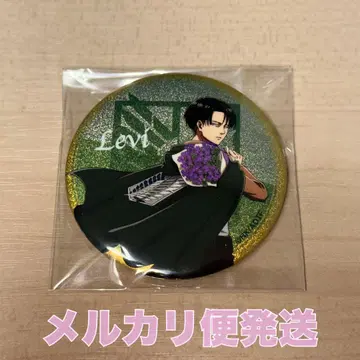 진격의 거인 니지겐노모리 콜라보 네온 캔뱃지 리바이