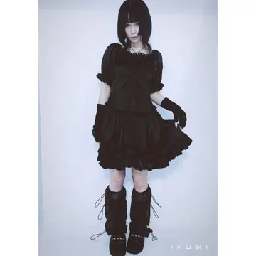 [ ikumi ] TRIBAL FRILL DRESS