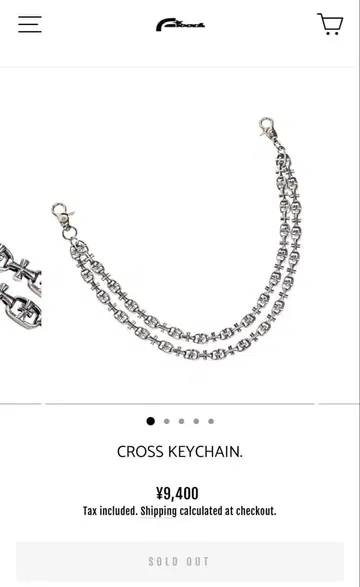 Flood CROSS KEYCHAIN 복조리 포함 지갑 체인