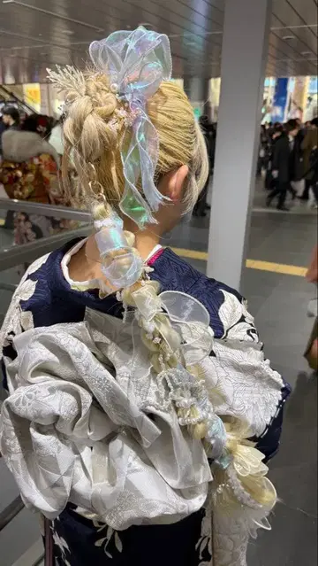 성인식 포니테일 반지