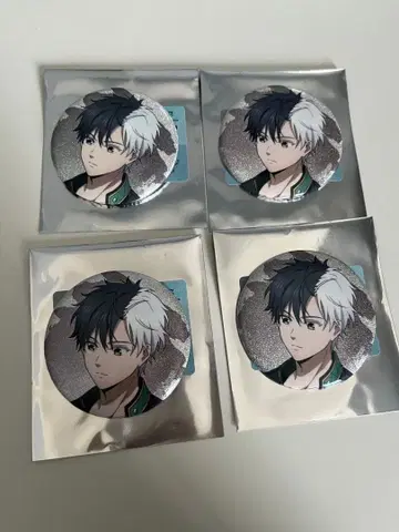 wind breaker 벚꽃 캔뱃지 4개