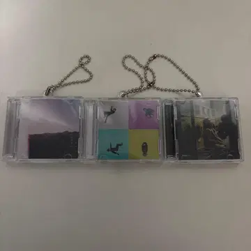 마카로니 연필 cd풍 키링