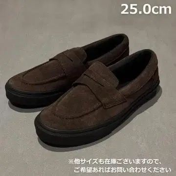 VANS 반스 로퍼 V196CF CN 스웨이드 브라운 25.0