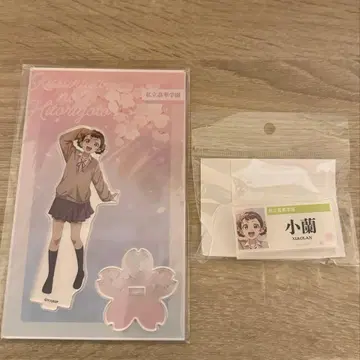 약사의 혼잣말 사립 리화학원 아크릴 스탠드, 네임 배지 세트 소란