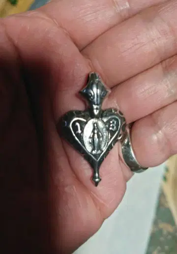 GALCIA 갈시아 마리아 하트 SV925 펜던트