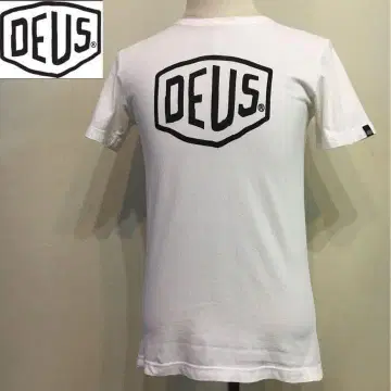 데우스 마키나 빅 로고 T셔츠 화이트 XS 사이즈