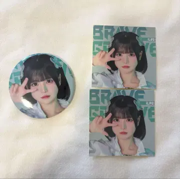 iLiFE! 아이스 리리이베 캔뱃지 스티커