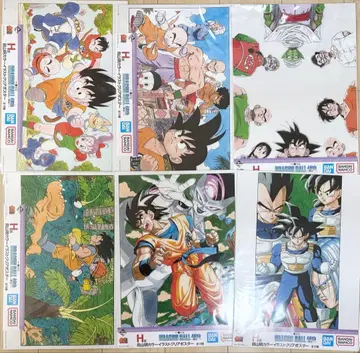 제일복권 드래곤볼 40th 1등 복권 포스터 H상 6장 세트