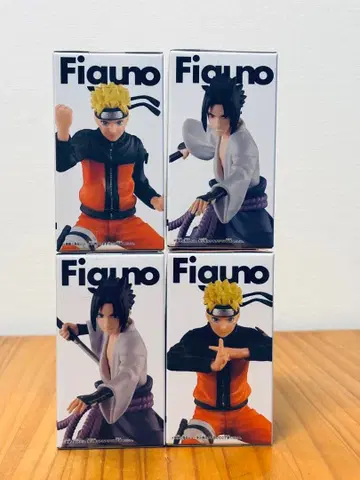 [미개봉 배송비 포함] 나루토 사스케 손바닥 사이즈 피규어 4개 세트