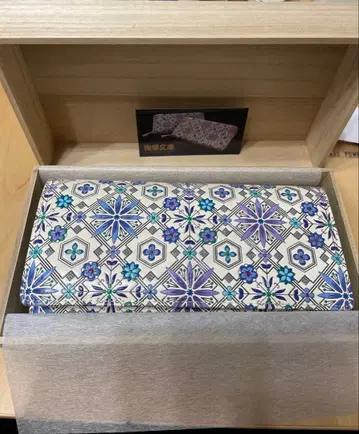 아사쿠사 문고 덮개 장지갑 하나비시