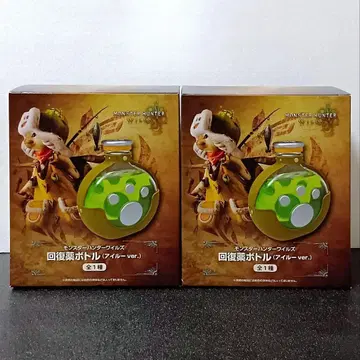 캡콤 한정판 몬헌 와일즈 회복약 보틀 아이루 ver. 2개 세트