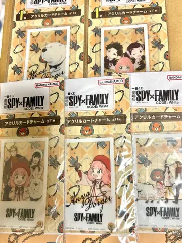 스파이 패밀리 SPY x FAMILY 제일복권 아크릴 카드 참 5개 세트