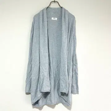 n1068 [자라] 숄카라 롱 가디건 라이트 블루 신축성