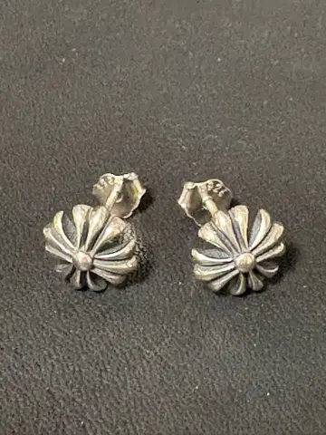 크롬 애호가를 위한 실버 925 귀걸이 양쪽용 / 크로스 디자인