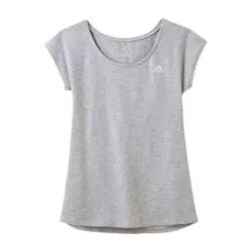 아디다스 그레이 프렌치 소매 티셔츠 셋업 화이트는 상의만