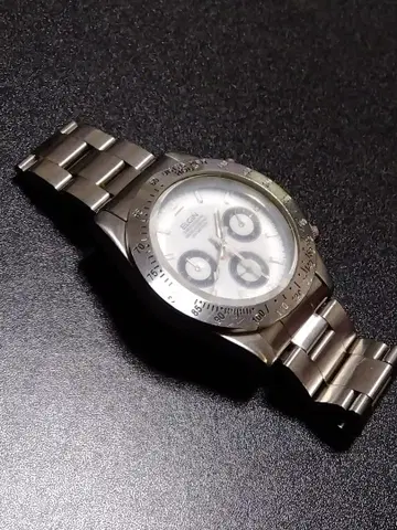 ELGIN 크로노그래프 200m 방수 스테인리스 배터리 방전 used