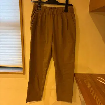 trbis 베이지 슬림핏 속기모 팬츠 M