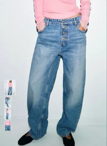 ZARA Z1975 루즈 배기 데님 팬츠 38