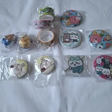 쿠라스시 치이카와 비쿠라폰 한텐 아크릴 스탠드 캔뱃지