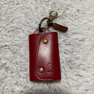 일비종떼 가죽 키케이스 레드