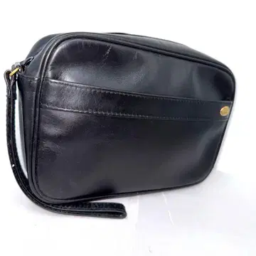 고품질 dunhill 던힐 가죽 세컨드 백 클러치 블랙