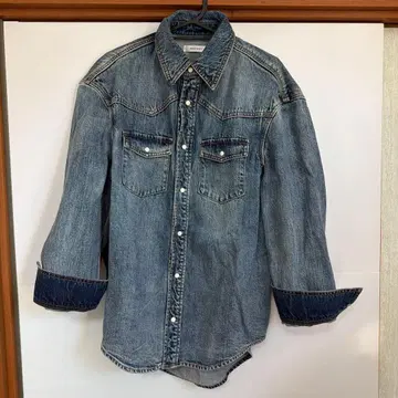 MOUSSY 데님 긴팔 셔츠