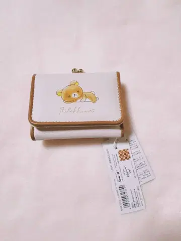 리락쿠마 반지갑 화이트