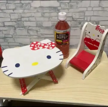 멀티 스탠드 의자 헬로키티 미니 테이블 레트로 희귀 레어