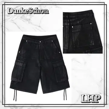 정품 LHP 단케쉔 레더라이크 반바지 팬츠 숏팬츠