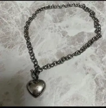 작동품 D&G 하트형 시계 로켓 펜던트