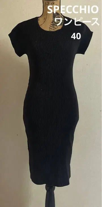 SPECCHIO PLEATS 스페치오 셔틀 플리츠 원피스 블랙