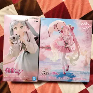 벚꽃 미쿠 2체 세트 봄 AMP+ 홀리데이 메모리즈