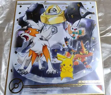 포켓몬 미니 색지 피카츄 모크로 루가루암 니히트 메르메탄