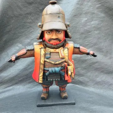 조형 점토 작가 미야카와 아쥬 점토 공예 센고쿠 무장 류조지 타카노부 상