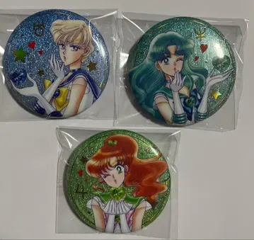 세일러문 로손 캔뱃지 세일러 우라누스 넵튠 주피터