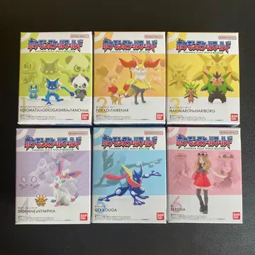 포켓몬 스케일 월드 카로스 지방 6종 세트