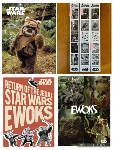 스타워즈 이워크 Happy 복권 포스터 3종