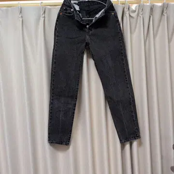 리바이스 501 블랙 스트레이트 데님 W30 L30