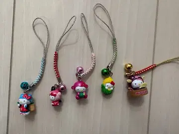 헬로키티 지역 한정 키티 스트랩 5개 세트