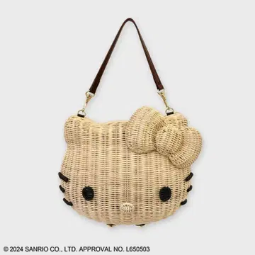 헬로키티 라탄 바스켓백 아코모데