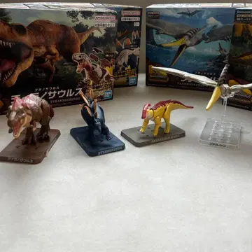 반다이 공룡 프라모델 공룡 피규어 세트 4체