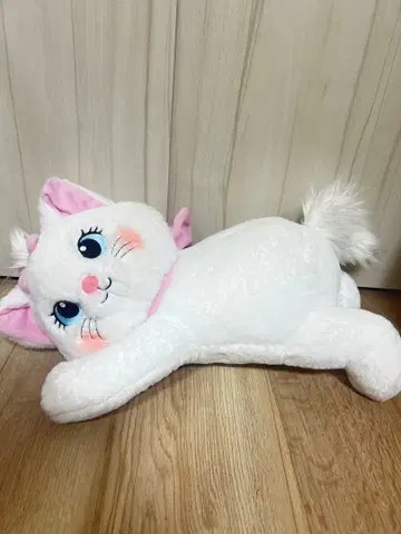 디즈니 마리 가로 눕는 V-BIG 봉제 인형