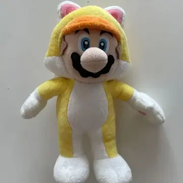 마리오 고양이 코스튬 봉제 인형
