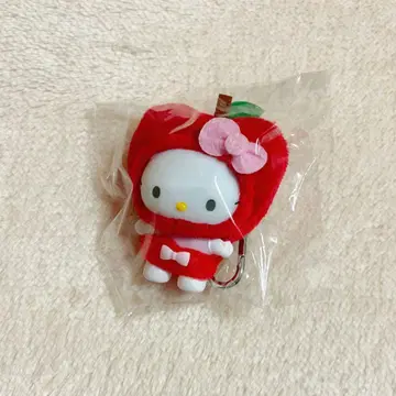 산리오 키티 치비토모 키링 과일 후르츠 사과