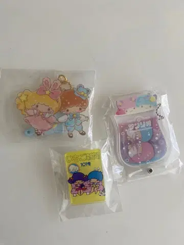 산리오 새상품 키키라라 리틀트윈스타 시크릿 아크릴 3개