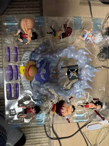 원피스 월드 콜렉터블 피규어 PREMIUM 몽키 D 루피 세트