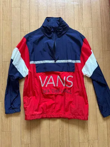 VANS 하프 지퍼 나일론 자켓 아노락